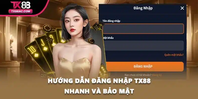 Hướng dẫn đăng nhập TX88 nhanh và bảo mật