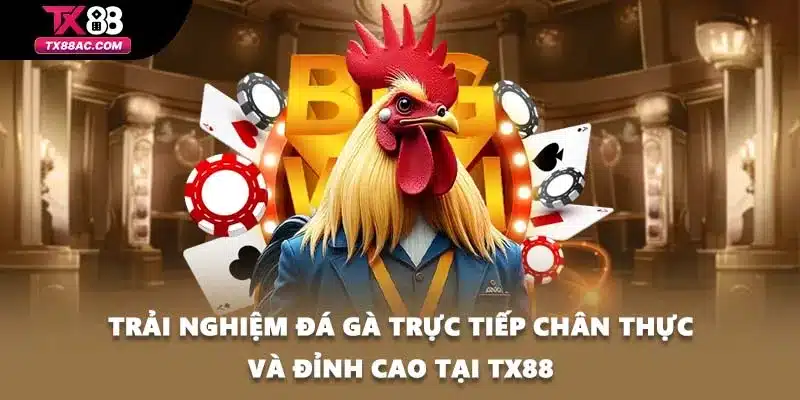 Trải Nghiệm Đá Gà Trực Tiếp Chân Thực Và Đỉnh Cao Tại TX88